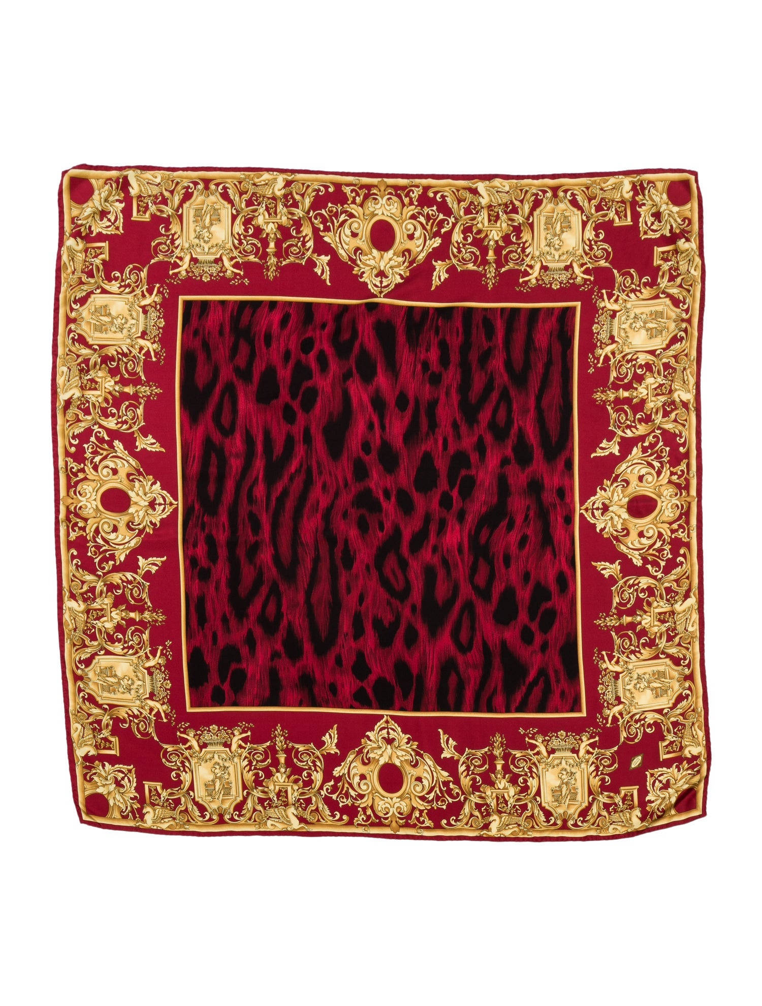 Versace Animal Print Scarf